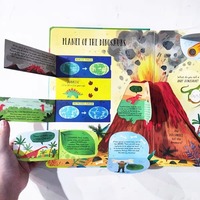 Livre d'images éducatif en carton grand format à rabats pour l'apprentissage précoce de l'anglais et le développement cognitif