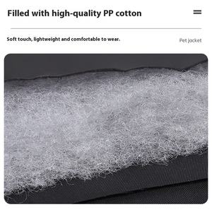 मध्यम आकार के कुत्तों के लिए सर्दियों के कपास-पैडड पालतू जानवरों के कपड़े ठोस कपड़े ठोस - Product Image 3
