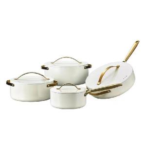 Home Party 8PCs <span class=keywords><strong>Keep</strong></span> Food Warm Granite Cookware Set Nueva llegada Venta caliente Sopa Olla Cazuela Herramientas de cocina - Product Image 6
