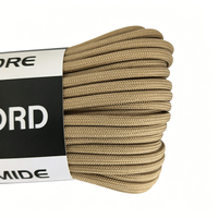 20 couleurs assorties, cordon de bricolage de 100 pieds, paracorde en nylon de 4 mm pour la fabrication de bracelets DIY, utilisation en extérieur
