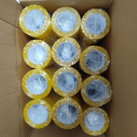 Cinta de Embalaje Acrílica BOPP RTS de 48 mm x 100 m, Impermeable, Amarilla, Envío Directo desde Guangxi, Entrega en 3-7 Días, Indonesia, Malasia, Vietnam