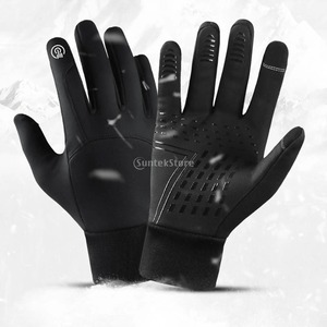 Guantes de esquí al aire libre de dedo completo Unisex guantes de montar térmicos de invierno <span class=keywords><strong>para</strong></span> esquí Camping motocicleta deportes pantalla táctil - Product Image 1