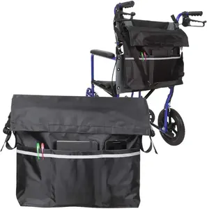 Toptan tekerlekli sandalye çantası seyahat Messenger sırt çantası tekerlekli sandalye saklama kutusu aksesuar çantası