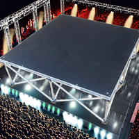 Nouveau système de charpente modulaire portable d'extérieur, structure en aluminium robuste, installation rapide pour scène de concert de grande envergure