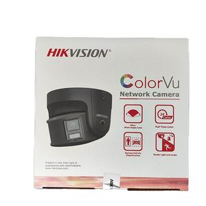 HIK ou/SL أسود 8MP غلاف معدني بانورامي برج ثابت ضوء إنذار صوتي شبكة 4K ColorVu - Product Image 2