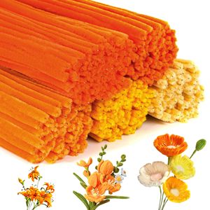 Shade Yellow Chenille Stems Bulk Craft Supply <b>for</b> Spring Decor Bee Sunflower Crafts Happy DIY Gifts - Product Image 4