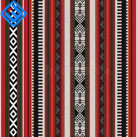 Nouveau design Sadu Sado, tissu en twill tricoté imprimé arabe 100% polyester pour canapé, chaise, tente, sac, textile de maison en Arabie Saoudite et au Moyen-Orient