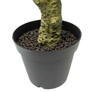 185cm 3 bolas artificiales plásticos simulados plantas decoración bonsái realista Aquatica Castaño dinero árbol Pachira macrocarpa