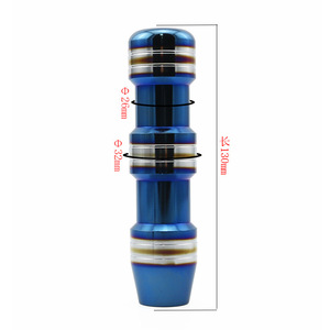 Auso-Racing Aluminum Alloy Gear <b>Shift</b> <b>Knob</b> 13cm Universal Car Manual Transmission Shifter Head - Product Image 2