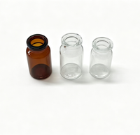 Flacon en verre ambré de type I USP pour l'emballage de médicaments injectables pharmaceutiques