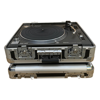 Professional Technics 1200 boîtier de platine vinyle plateau tournant en aluminium étui de vol DJ boîtier de support de plateau tournant personnalisé avec poignée