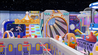 Beliebteste Kinder-Softplay-Anlage für Innenräume mit Bällebad, Rutschen, Trampolin, Labyrinth und Ninja-Hindernisparcours