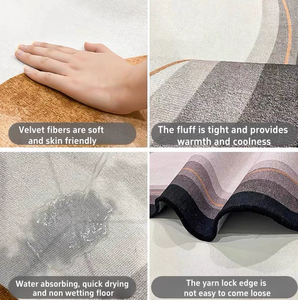 Tapis <span class=keywords><strong>Moderne</strong></span> à Motifs Géométriques Imprimés, Lavable, Antidérapant, Adapté aux Animaux Domestiques, Idéal pour l'Exercice, pour Salon, <span class=keywords><strong>Chambre</strong></span>, Couloir, Hôtel, Décoration Intérieure - Product Image 4