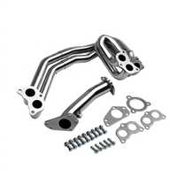 Collecteur d'échappement en acier inoxydable Target, structure stable polie pour Impreza WRX/STi 02-07, garantie de remplacement d'un an