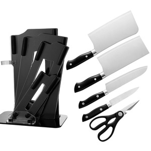 Juego de cuchillos de cocina de acero inoxidable de 6 piezas con cuchillos para carne y cuchillos para frutas para cocinar y picar - Product Image 5