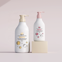 Runxuan nouvelle conception impression couleur personnalisée HDPE plastique 300ml 750ml enfant mignon shampooing Gel douche lavage du corps Lotion pompe bouteille