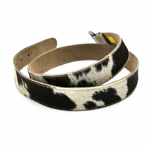 Mode Vintage léopard en gros femmes peau de vache poney cheveux hommes décontracté taille fourrure ceinture avec <span class=keywords><strong>boucle</strong></span> <span class=keywords><strong>ardillon</strong></span> - Product Image 4