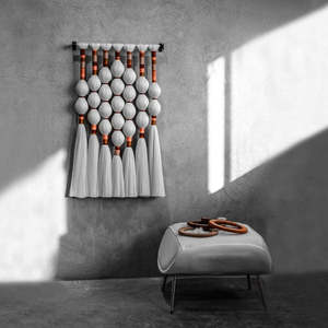 Nuevo macramé <span class=keywords><strong>circular</strong></span> respetuoso con el medio ambiente, decoración del hogar, diseños artísticos para colgar en la pared, decoración del hogar, decoración de pared para el hogar, sala de estar - Product Image 2