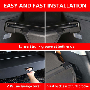 Cubierta Retráctil para Maletero de Mercedes <span class=keywords><strong>GLS</strong></span> 2013-2019, Repisa para Paquetes, Accesorios Interiores Personalizados - Product Image 4