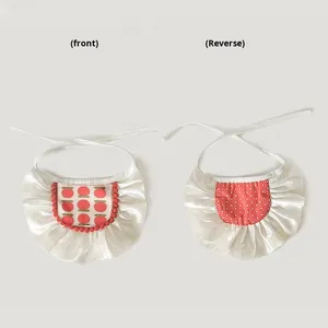 Série Perle Lumineuse et Glamour, Bavoirs pour Animaux de Compagnie en Polyester Haut de Gamme pour Chats et Petits Chiens, Design Écharpe, Tissu Anti-Bave pour Animaux de Compagnie, Toutes Saisons - Product Image 4