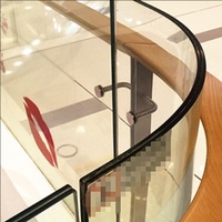 Verre feuilleté double de sécurité PVB SG ultra-transparent trempé et renforcé pour salle de bain et garde-corps d'escalier extérieur