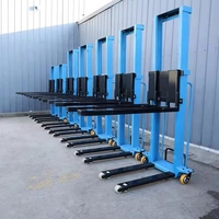 Gerbeur Manuel de Palettes, Levée 1.3m 1.6m, Charge 1000kg, Autochargeur, Portable Économique