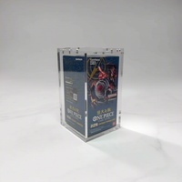 Étui en acrylique magnétique transparent anti-jaunissement écologique XC UV, boîte de booster OPCG japonaise One Piece OP03 Mighty Enemies, boîte de cartes TCG