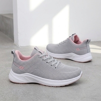 Chaussures de sport décontractées pour femmes, à lacets, respirantes, en maille, à talon bas, idéales pour l'été – Nouveauté à recommander