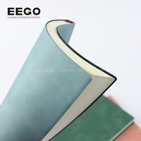 Vente en gros Cahier promotionnel A5 pour journaux à pois d'affaires Cahier en cuir PU Couverture souple avec logo en relief