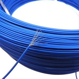 Flexibele, gemakkelijk te strippen PTFE Teflon elektronische draad OD1,0 mm 7-aderig verzilverd koper -60 ℃ ~200 ℃   voor bedrading van industriële apparatuur - Product Image 5