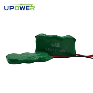 Uli OEM Ni-MH <span class=keywords><strong>3.6V</strong></span> 160mAh <span class=keywords><strong>160H</strong></span>ボタンコインバッテリーパック,家電用ケーブル付き - Product Image 3