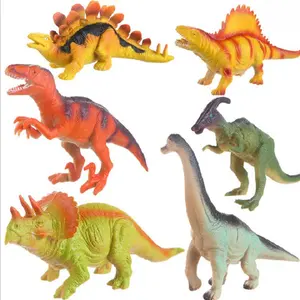 6PCS Kids Dinosaur Figures Toys Jumbo Plastic DinosaurセットEducational Realistic Dinosaur FigurineためBoys Girls Toddlers