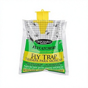Trampa para Moscas Colgante Desechable, No Tóxica, para Atrapar Insectos, Moscas, Mosquitos, Avispas, Uso en Exteriores y Jardines, Control de Moscas - Product Image 1