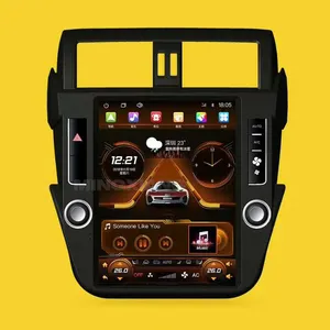 Para 2010-2013 Toyota Prado HD 12.1 polegadas Touch Screen 2 Tesla estilo 10 Din Android Car DVD Player GPS de Navegação