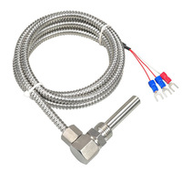 Capteur de température à thermistance Pt100 NTC à ressort, filetage M8, série MF52B, pour moteur électrique, compresseur, batterie