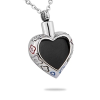 Urna Funeraria DOG Moderna de Lujo, de Acero Inoxidable, Clásica, con Forma de Corazón, Ecológica, Duradera, Impermeable y Hermética