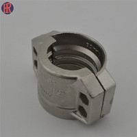 Collier de sécurité pour tuyau Camlock en acier inoxydable EN 14420-3