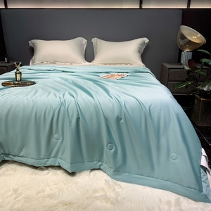 Juegos de edredón de punto de algodón 100% de lujo 100s ropa de cama suave de verano sólido hogar Hotel Hospital boda disponible King Queen tamaños - Product Image 5