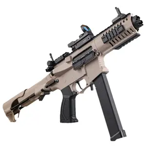 ARP9 ความเร็วสูงไฟฟ้าต่อเนื่องปืนของเล่นไฟฟ้าน้ํา bullet ปืนเด็กผู้ใหญ่ปืนกลมือของเล่นทรายนิตยสาร ARP9