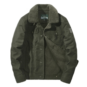 2026 Bomber <span class=keywords><strong>in</strong></span> pile da <span class=keywords><strong>uomo</strong></span> di tendenza-caldo stile antivento <span class=keywords><strong>con</strong></span> <span class=keywords><strong>collo</strong></span> di <span class=keywords><strong>pelliccia</strong></span>, <span class=keywords><strong>cappotto</strong></span> invernale spesso da <span class=keywords><strong>uomo</strong></span> - Product Image 2