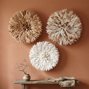 Sombrero Juju Tradicional de Bambú para Colgar en la Pared, Decoración de Arte Africano para Diseño de Interiores, Regalo Único de Aniversario para Ella - Product Image 3