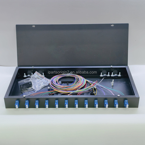 Panel de Conexión de Fibra Óptica Dúplex LC/UPC de 12 Puertos y 24 Núcleos, 1U 19'', Montaje en Rack Estándar, Caja de Distribución de Fibra para Centro de Datos, Precio de Fábrica - Product Image 6