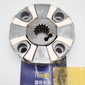 4416605 ZX180 ZX200-1 ZX200-3 ZX200-5G ZX240-1ZX240-3 ZX240-5G ZX270 Rubber <b>Coupling</b> Assembly 45H <b>Coupling</b> Hub Insert 4416605 - Product Image 1