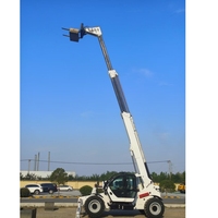 Chariot télescopique avec boîte de vitesses, moteur et pompe pour utilisation en ferme et sur chantier, capacité de 3 tonnes, faible entretien