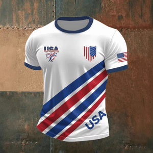 Maillot de football USA 2026 coupe classique à manches courtes, anti-humidité, unisexe - Product Image 2