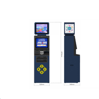 Mesin swalayan ATM dengan pemindai Barcode BTC mata uang kios pembayaran kartu pertukaran