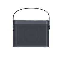 Machine de karaoké avec 2 microphones sans fil, haut-parleur Bluetooth portable avec système de sonorisation HD prenant en charge l'écho et la coupe vocale, USB,SD