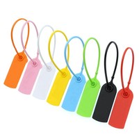 Étiquette en plastique antivol étiquette de sceau sac pour enfants étiquette volante personnalisée avec logo étiquettes de vêtements pour vêtements personnalisés