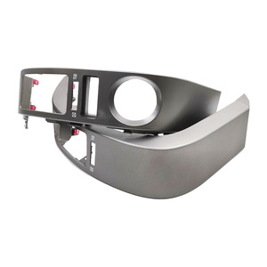 กรอบช่องแอร์แผงควบคุมเครื่องปรับอากาศโตโยต้า พรีอุส รุ่น 55670-47040 ปี 2004-2009 สีเทาเข้ม วัสดุ ABS - Product Image 2