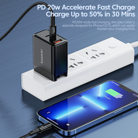 Kabel Data Toocki High Speed 480Mbps PD 20W Pengisian Cepat dengan Chip Kontrol Cerdas dan Fleksibilitas yang Ditingkatkan untuk Model iPhone